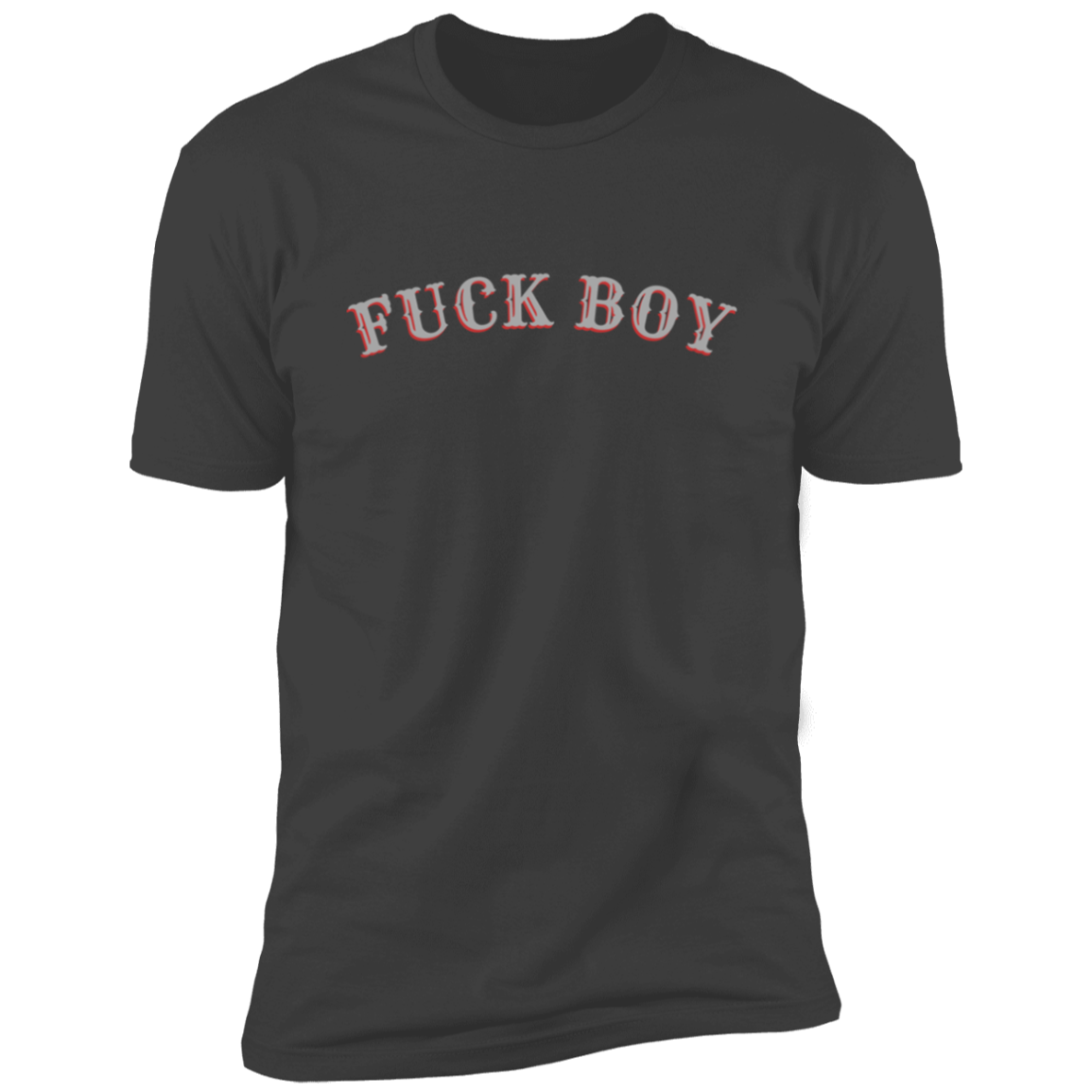 Fuck Boy Red Font Premium Short Sleeve T-Shirt