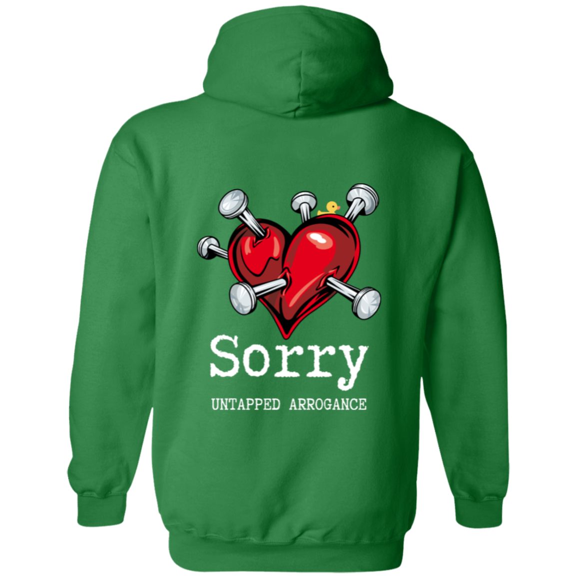 I Love To Make Boys cry (Front) Sorry (Back) Pullover Hoodie