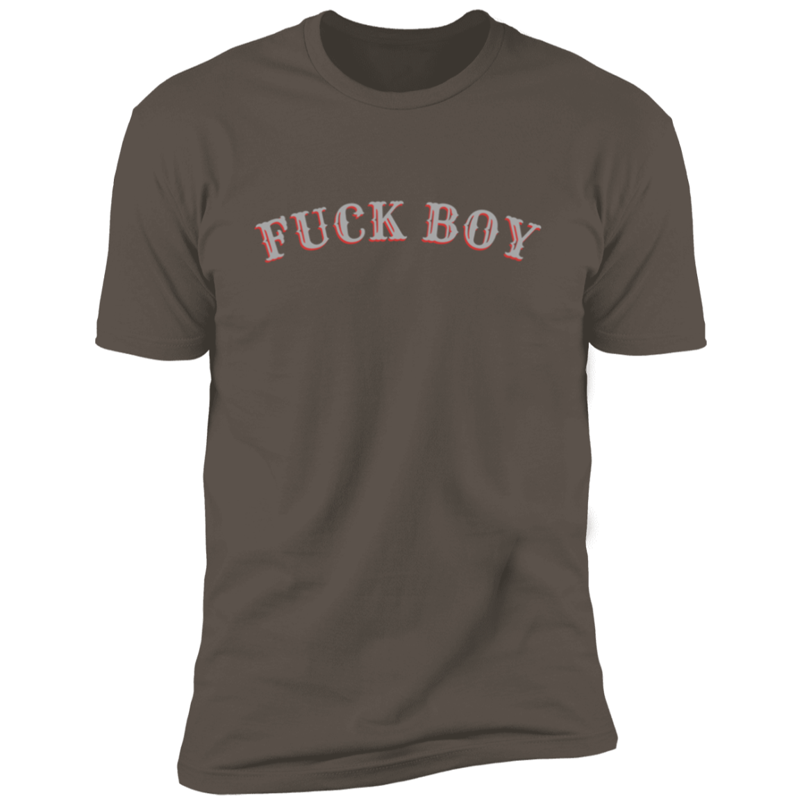 Fuck Boy Red Font Premium Short Sleeve T-Shirt