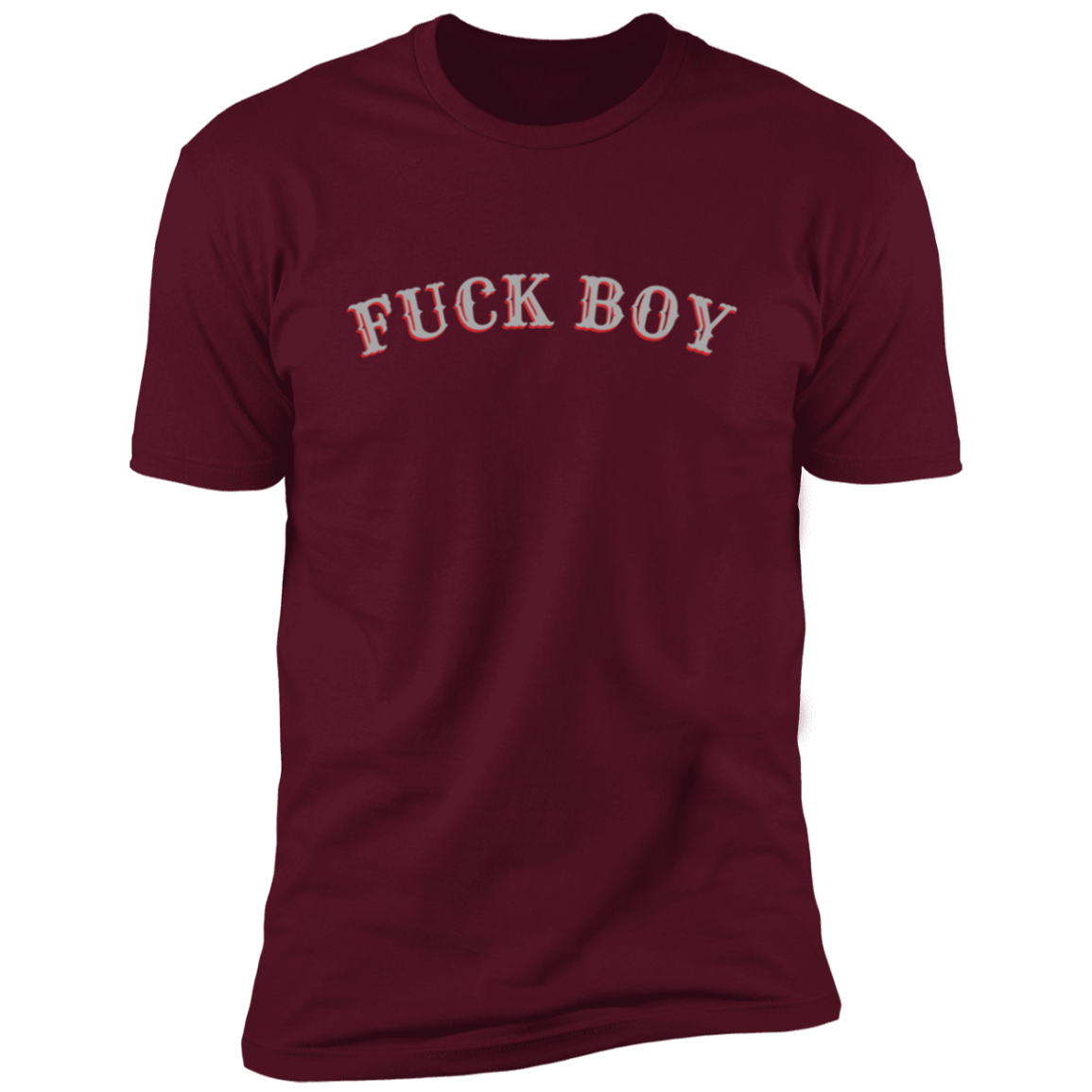 Fuck Boy Red Font Premium Short Sleeve T-Shirt