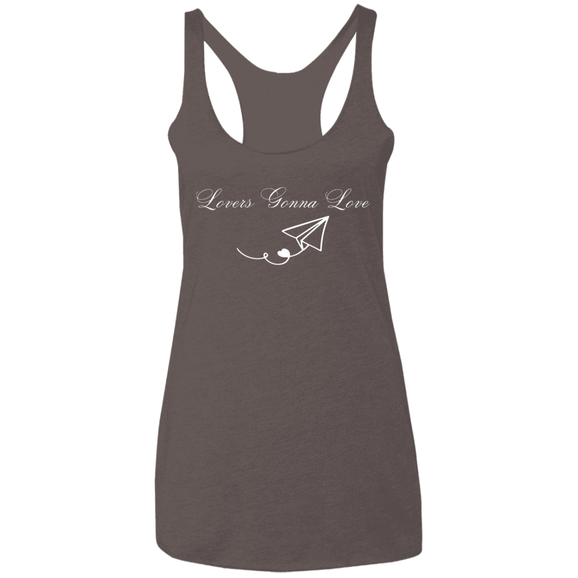 Lovers Gonna Love Ladies' Triblend Racerback Tank