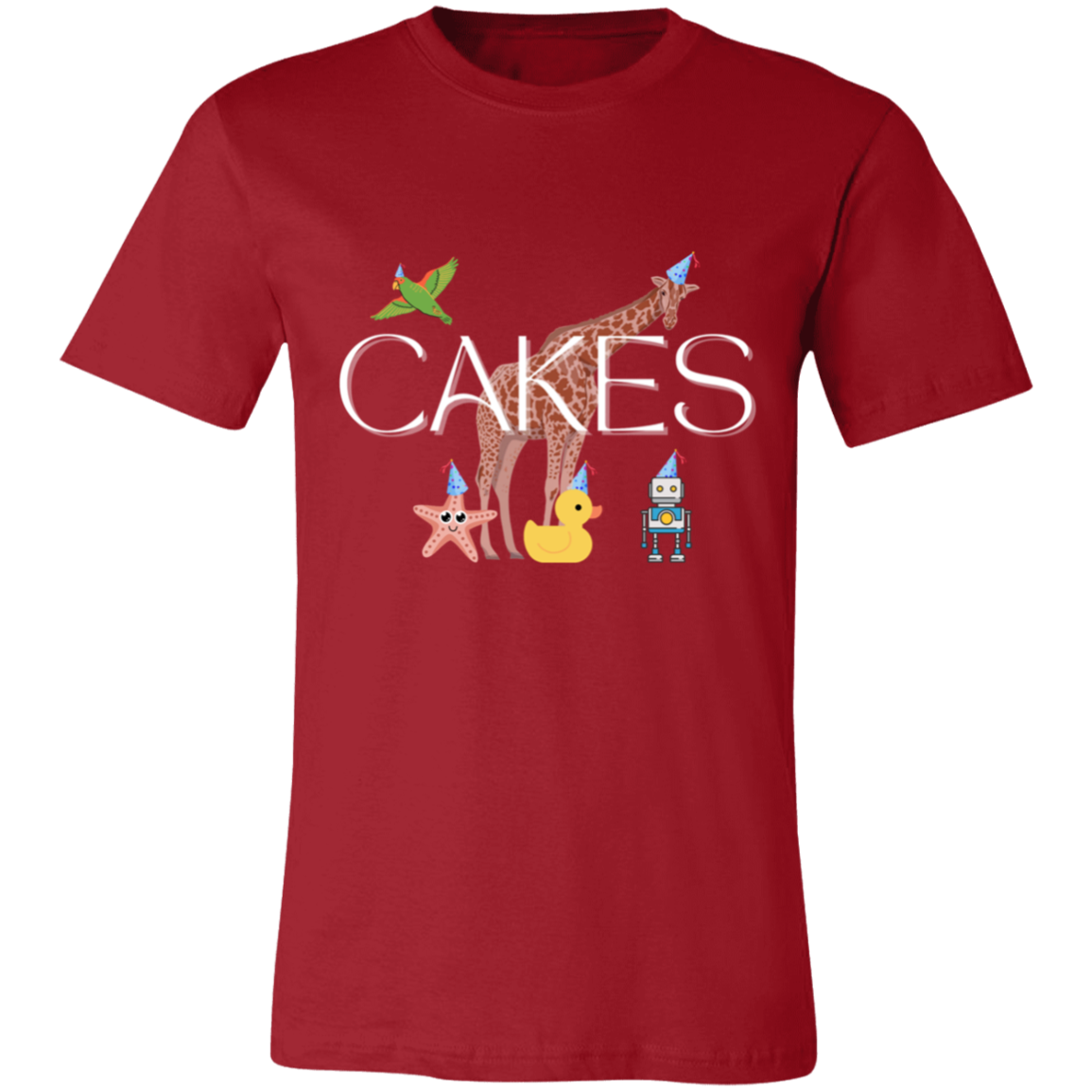 Cakes Birthday Party Short-Sleeve T-Shirt