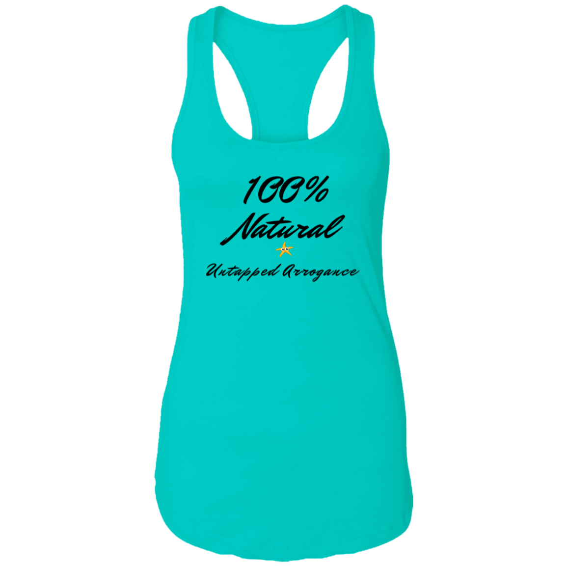 100% Natural Ladies Ideal Racerback Tank