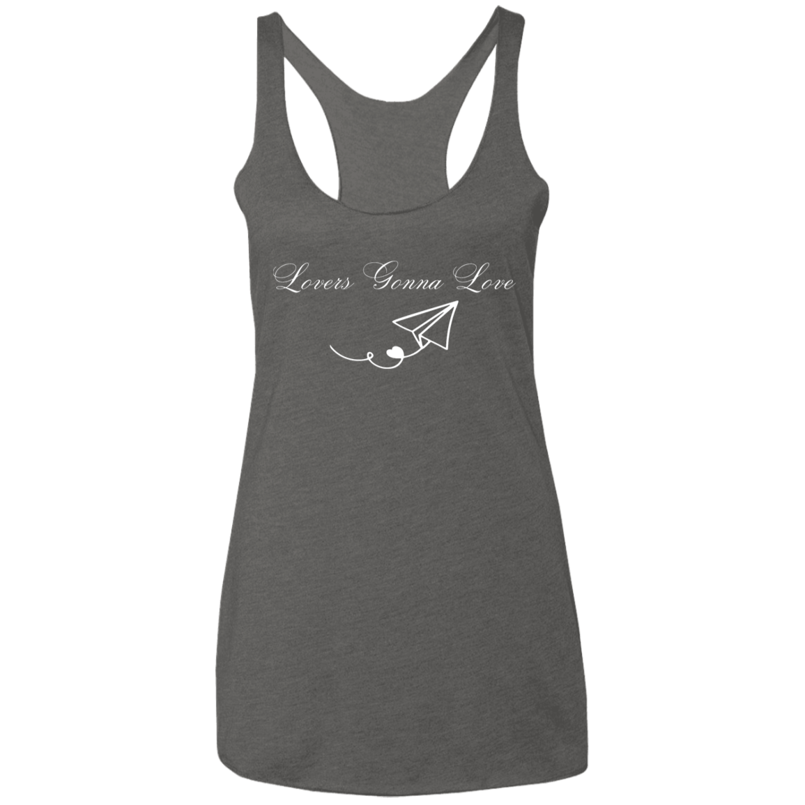 Lovers Gonna Love Ladies' Triblend Racerback Tank