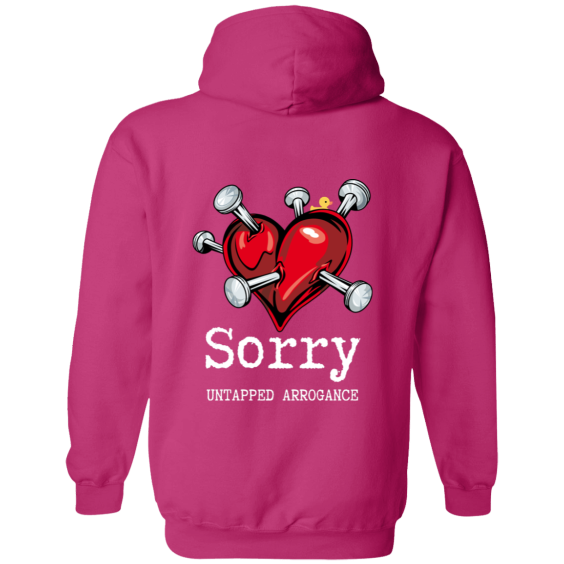 I Love To Make Boys cry (Front) Sorry (Back) Pullover Hoodie