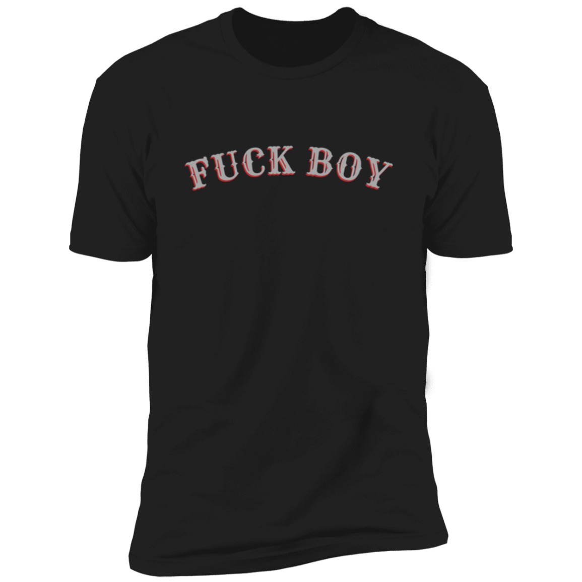 Fuck Boy Red Font Premium Short Sleeve T-Shirt