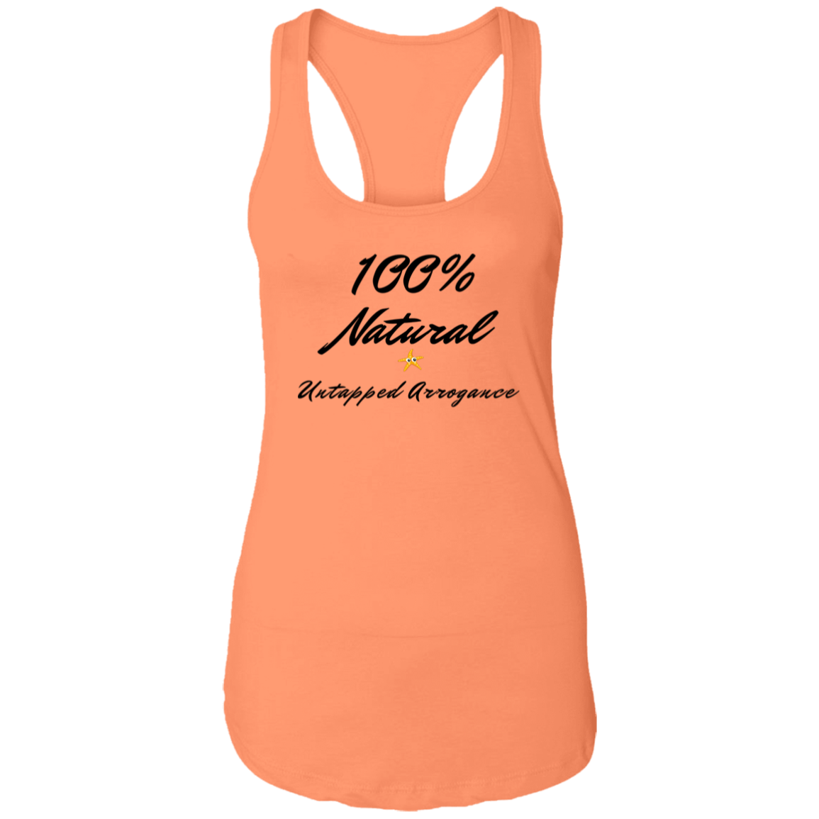 100% Natural Ladies Ideal Racerback Tank