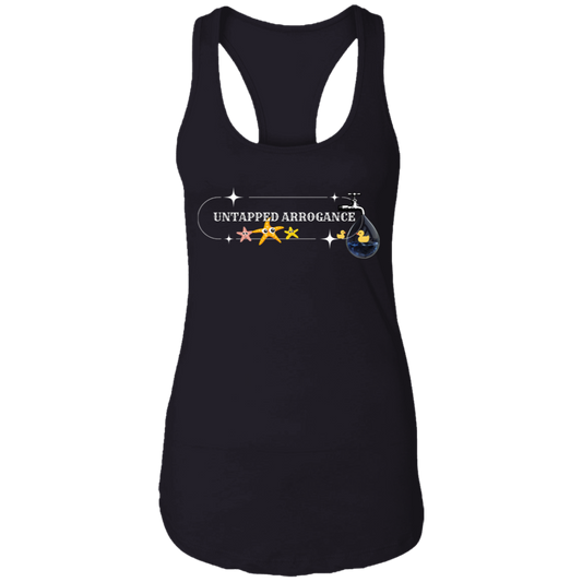 Untapped Arrogance Logo  Ladies Ideal Racerback Tank