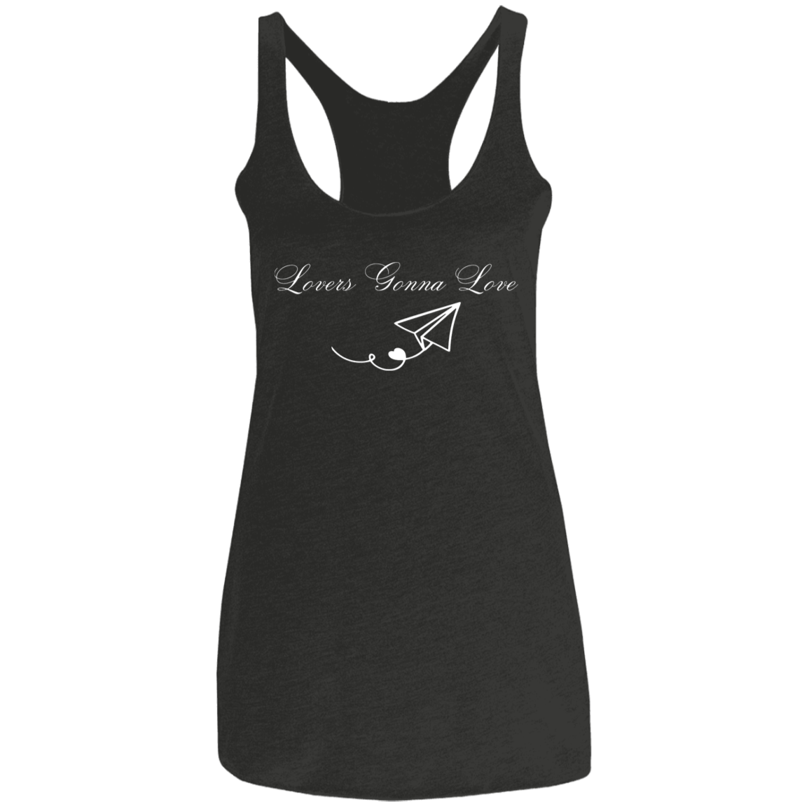 Lovers Gonna Love Ladies' Triblend Racerback Tank