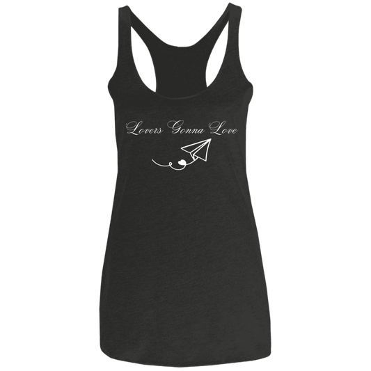 Lovers Gonna Love Ladies' Triblend Racerback Tank